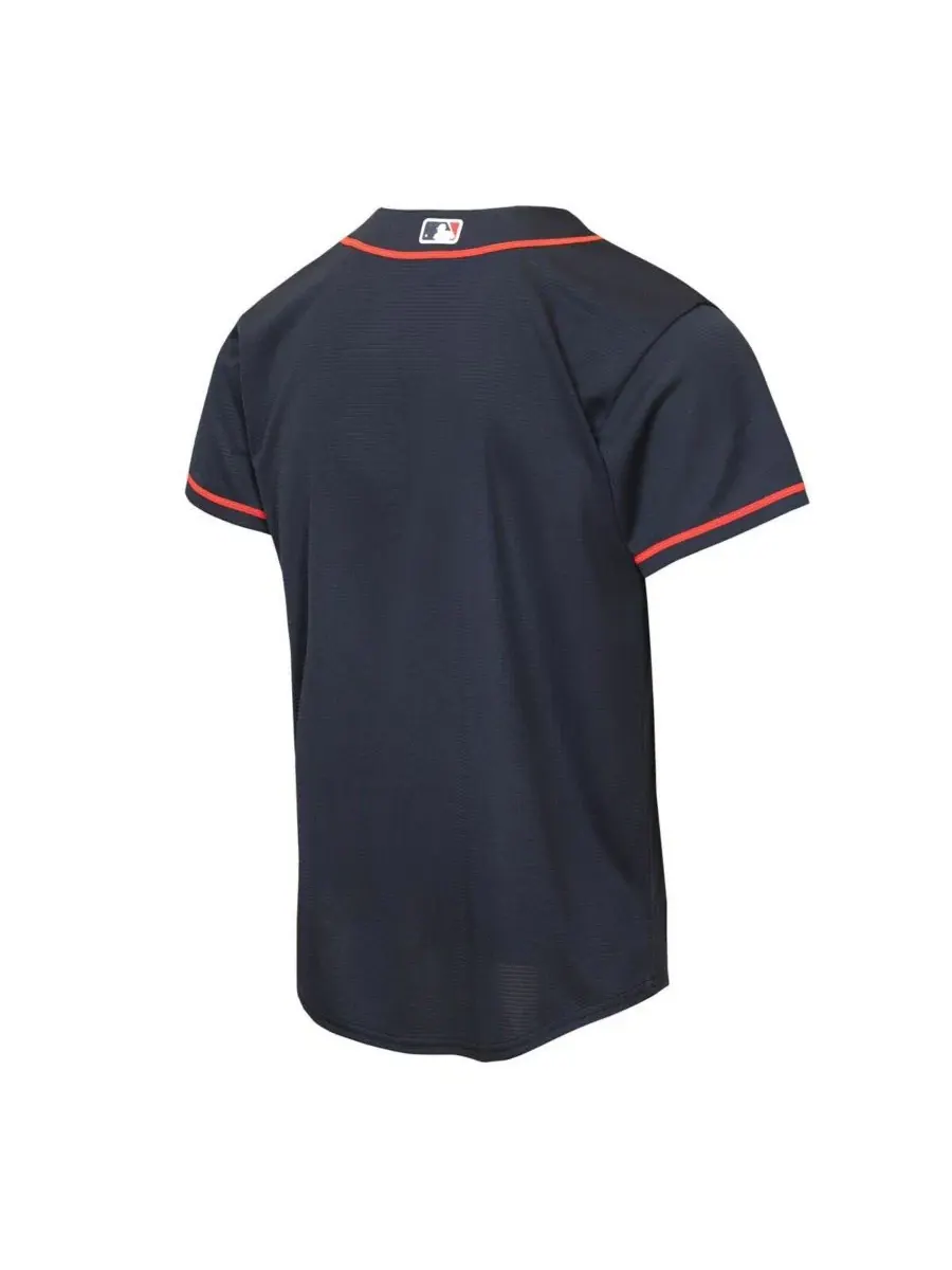 Детская футболка-джерси Nike Atlanta Braves Alternate Replica — изображение 2 из 3, темно-синий
