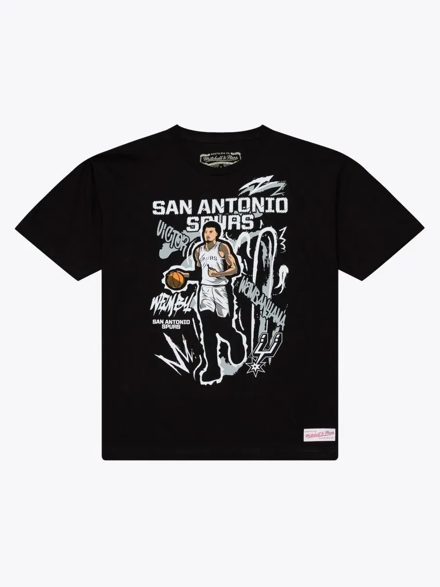 Футболка с принтом Victor Wembanyama Mitchell & Ness