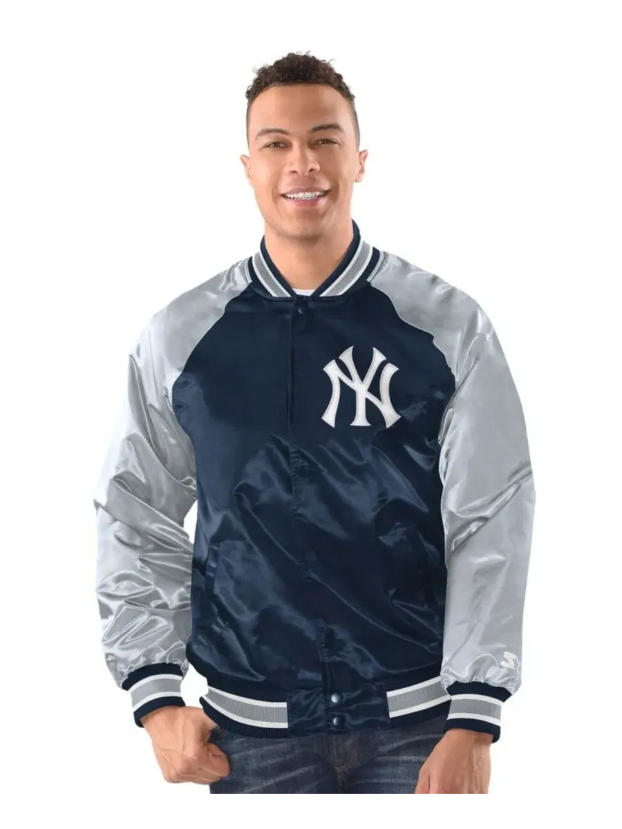 Куртка-ветровка с raglan-рукавами New York Yankees Raglan Blitz Varsity Starter