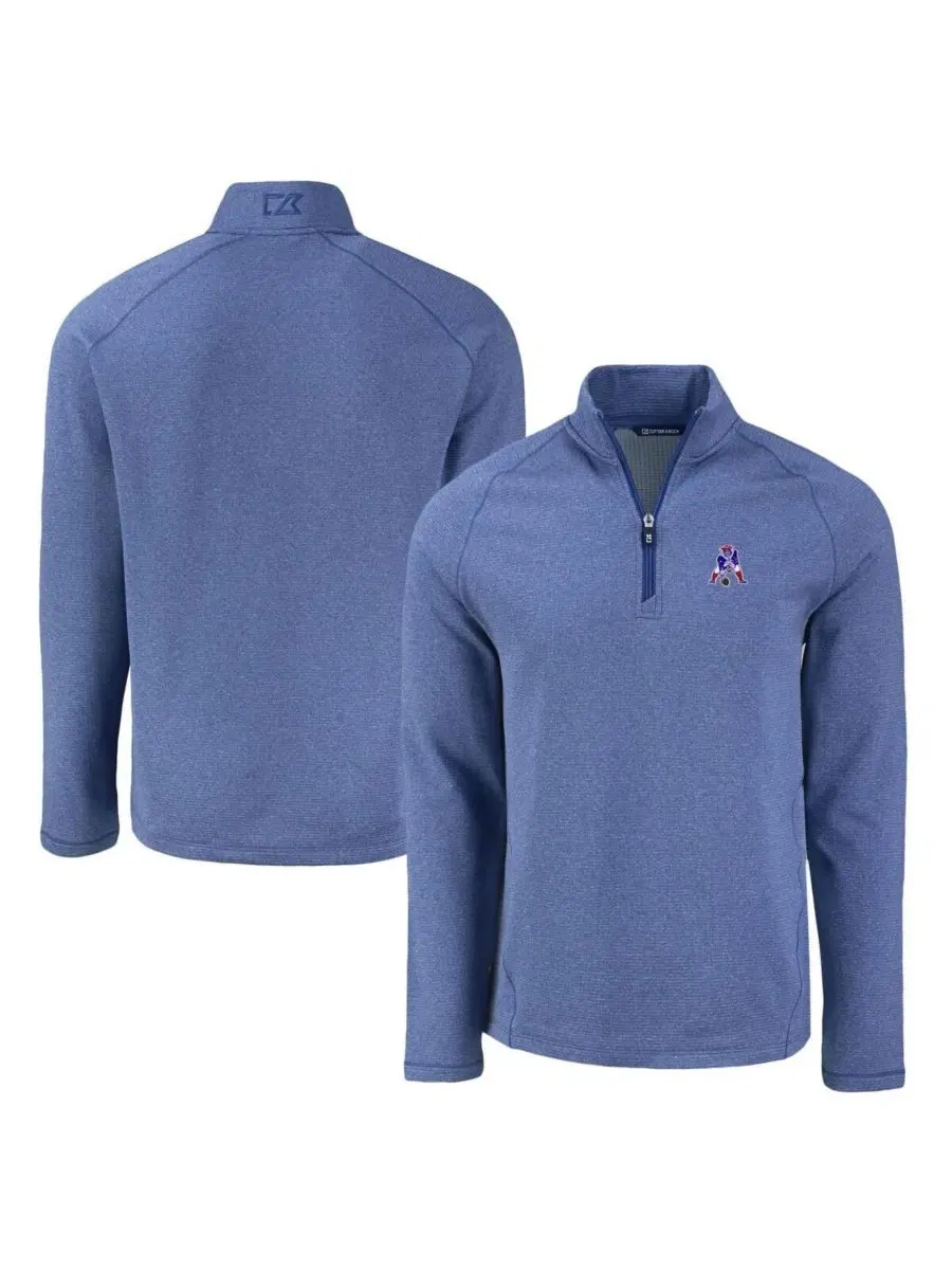 Мужская куртка-ветровка с четверть-молнией, реглан, модель Peshastin Eco Fleece Tri-Blend Cutter &