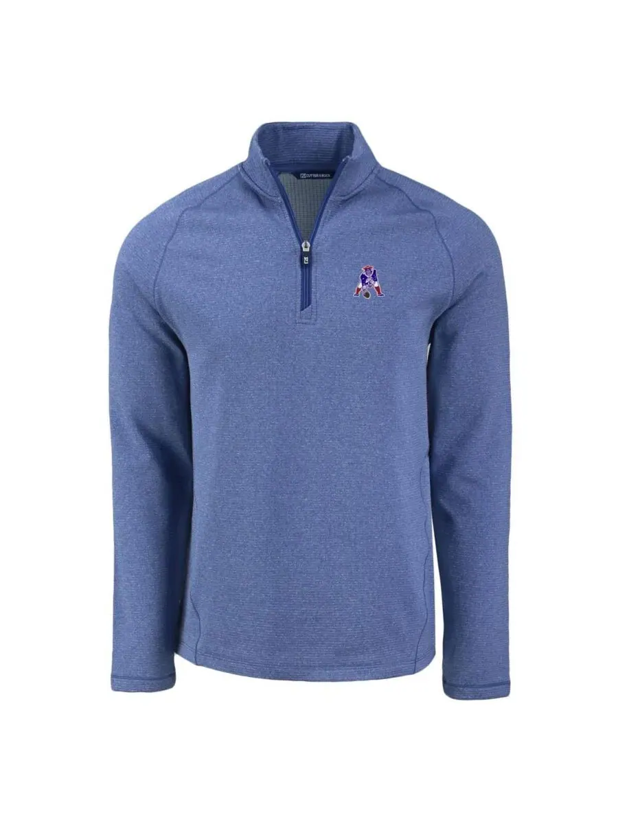 Мужская куртка-ветровка с четверть-молнией, реглан, модель Peshastin Eco Fleece Tri-Blend Cutter & — изображение 2 из 3