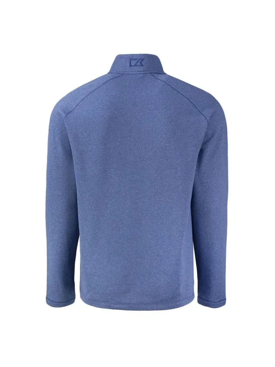 Мужская куртка-ветровка с четверть-молнией, реглан, модель Peshastin Eco Fleece Tri-Blend Cutter & — изображение 3 из 3