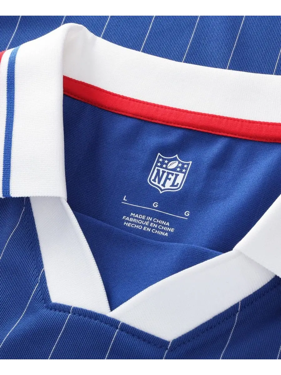 Футболка с воротником и коротким рукавом, с принтом, Football x Football Fanatics — изображение 3 из 5, королевский