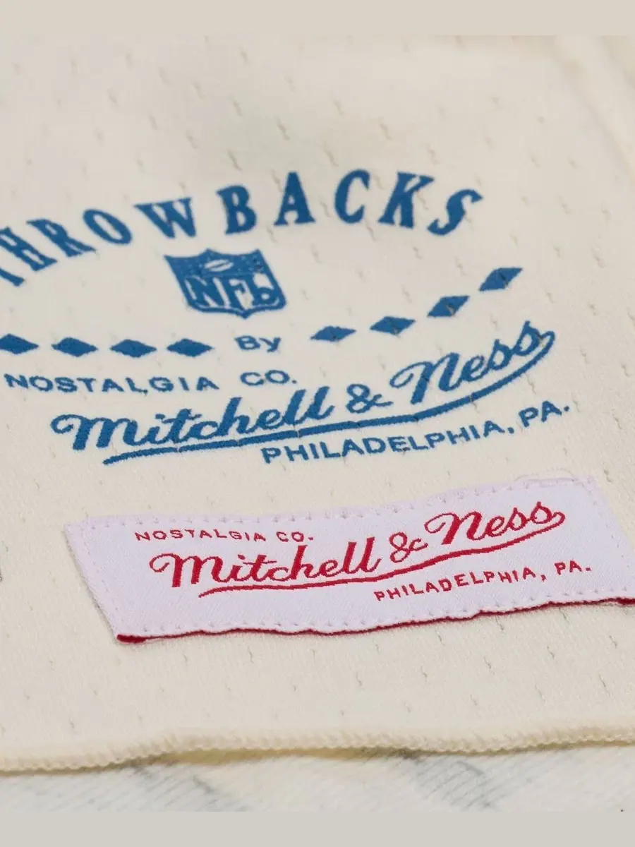 Кроп-джерси с номером 20, модель Barry Sanders Mitchell & Ness — изображение 3 из 5, бежевый