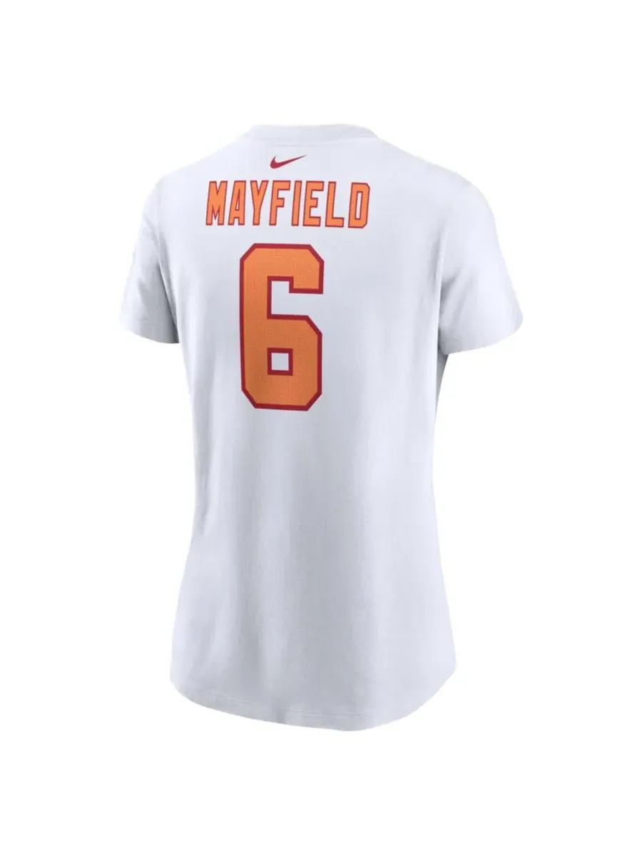 Футболка с принтом Baker Mayfield Nike — изображение 3 из 3, белый
