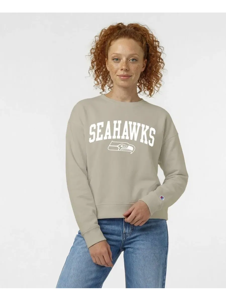 Женский свитшот Power Blend с логотипом Seattle Seahawks Champion
