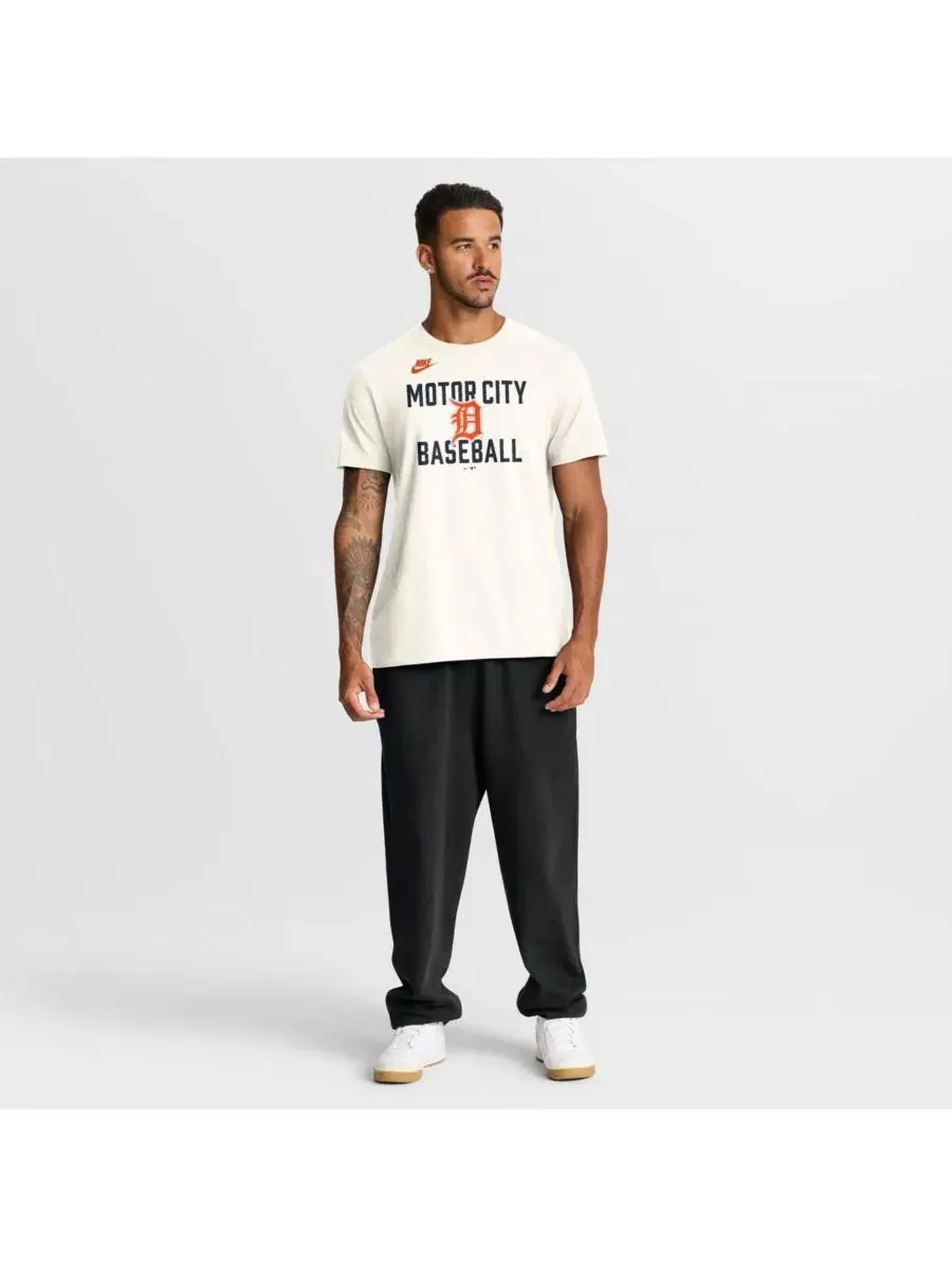 Мужская кремовая футболка Detroit Tigers Cooperstown Collection в стиле 70-х Nike — изображение 3 из 4, бежевый