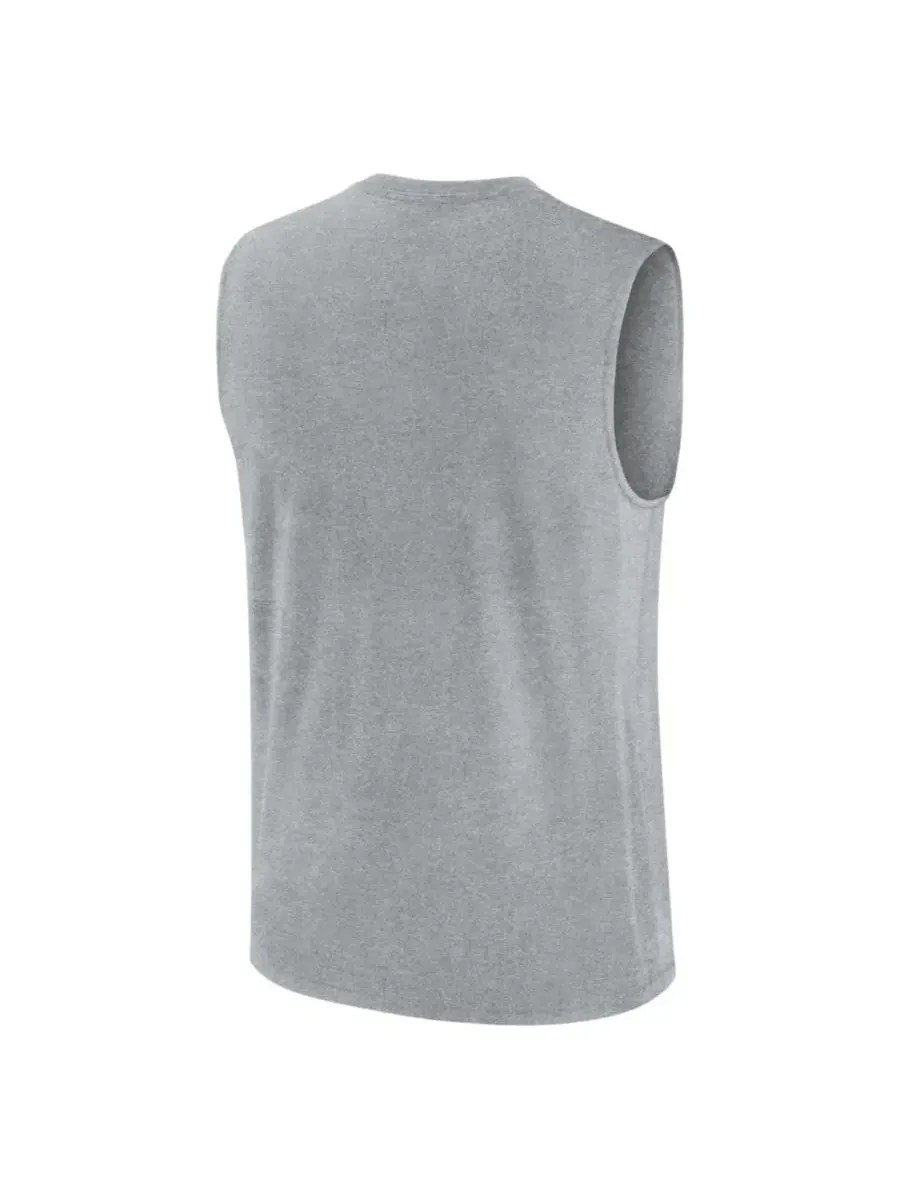 Мужская майка-безрукавка Dri-FIT Michigan State Spartans Primetime Legend Arch Heather Gray Nike — изображение 3 из 3, серый