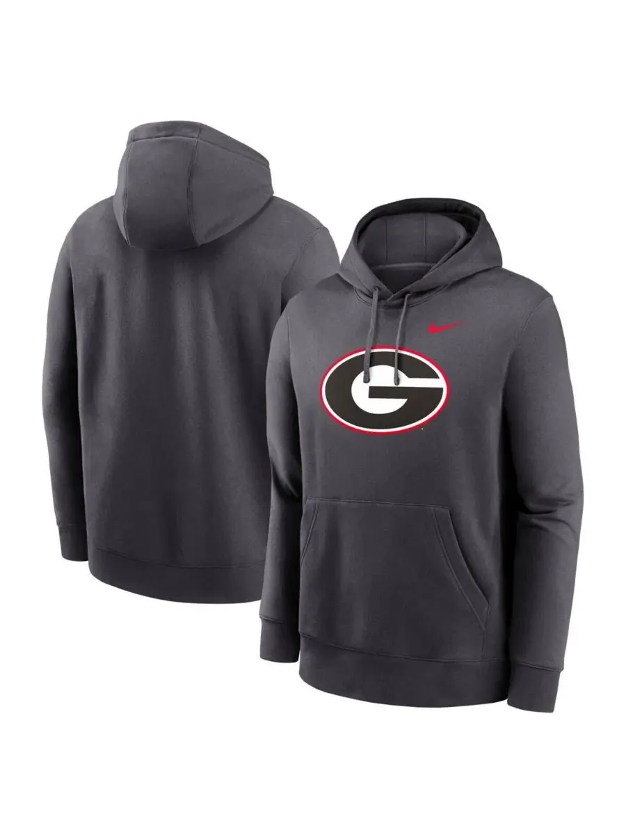 Толстовка-худи с флисовой подкладкой, с принтом, Georgia Bulldogs Nike