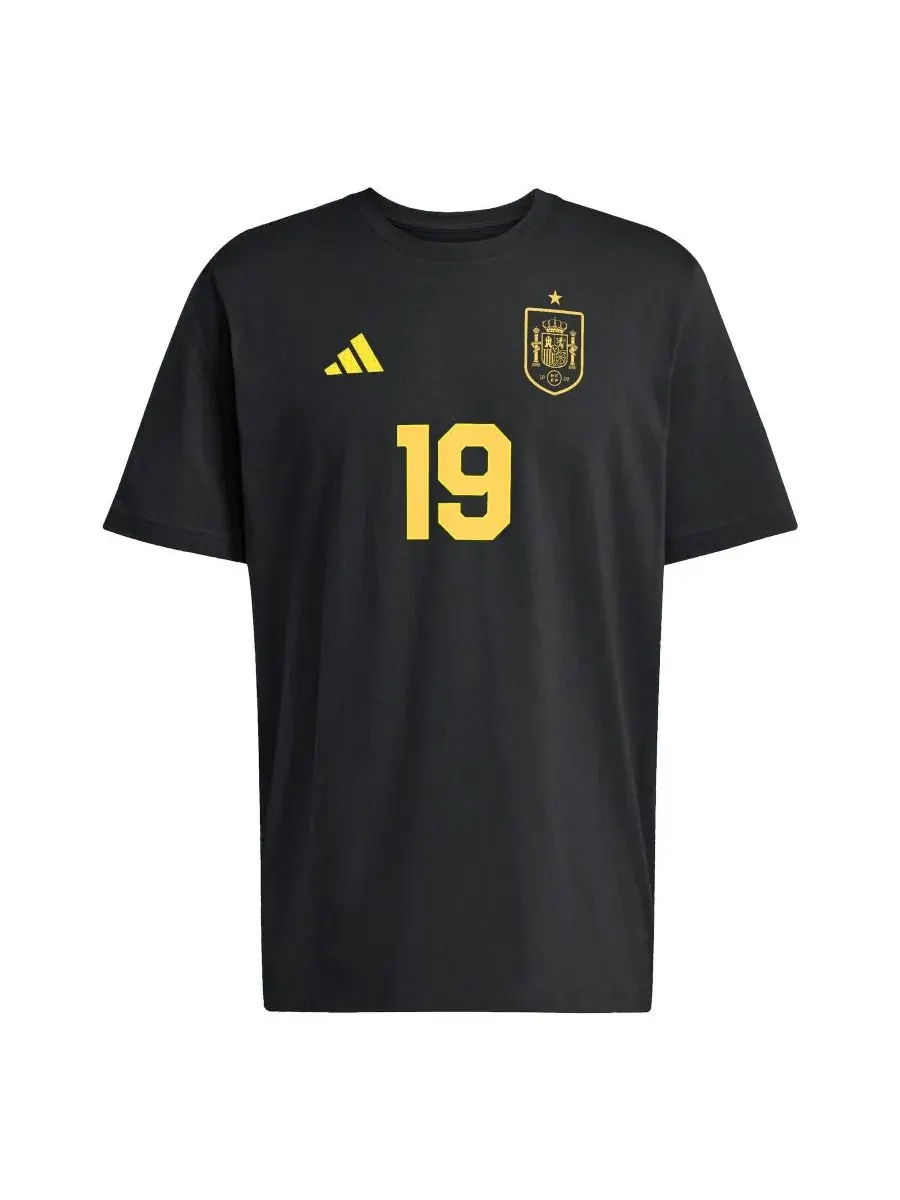 Футболка с именем и номером игрока Lamine Yamal adidas — изображение 2 из 3, черный