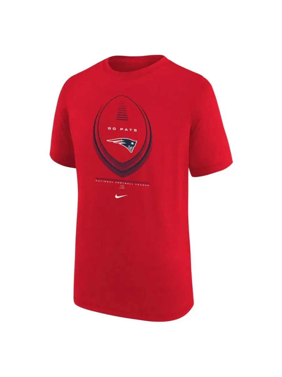Футболка Dri-FIT с коротким рукавом New England Patriots Icon Legend Nike — изображение 2 из 3, красный