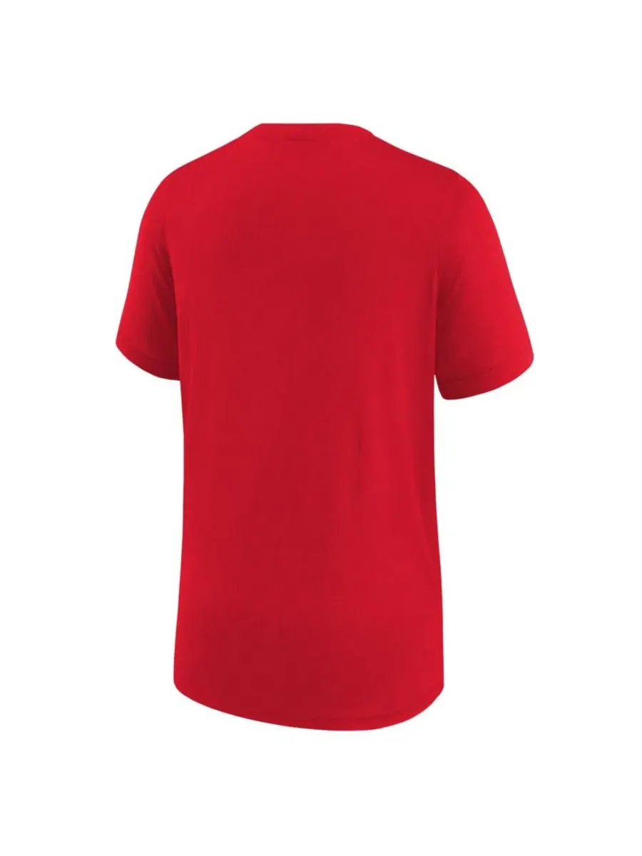 Футболка Dri-FIT с коротким рукавом New England Patriots Icon Legend Nike — изображение 3 из 3, красный