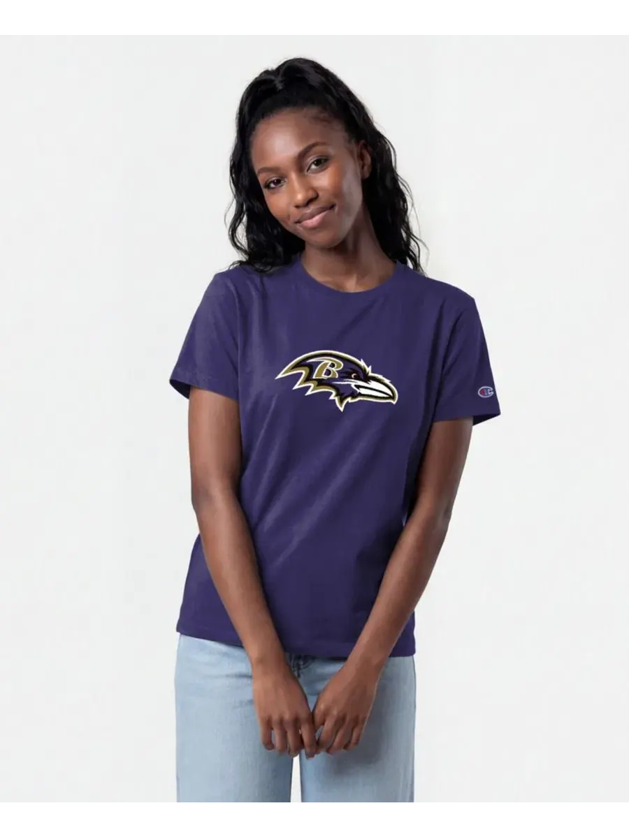 Футболка женская с логотипом Baltimore Ravens Champion