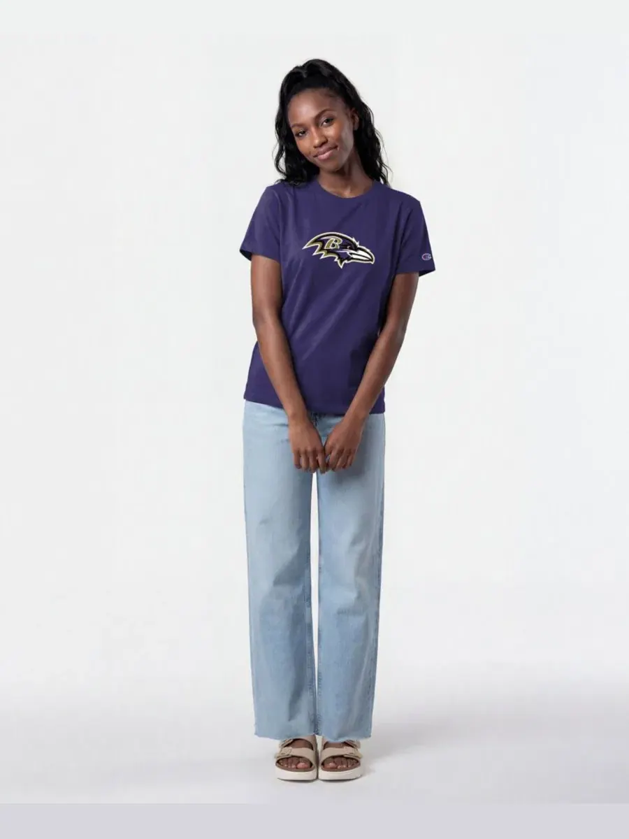 Футболка женская с логотипом Baltimore Ravens Champion — изображение 4 из 5