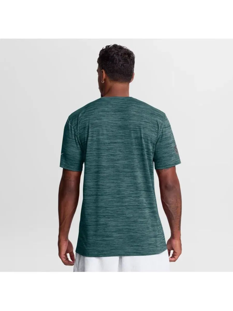 Мужская футболка Philadelphia Eagles Sideline Double Covered Dri-FIT Velocity цвета — изображение 2 из 8, зеленый