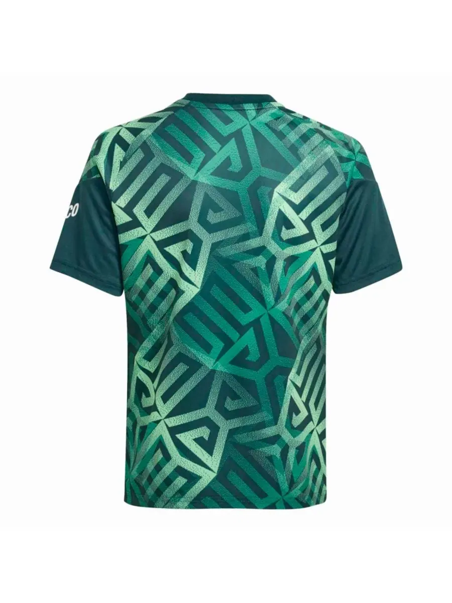 Футболка для предматчевой разминки Mexico National Team 2026 adidas — изображение 2 из 5, зеленый