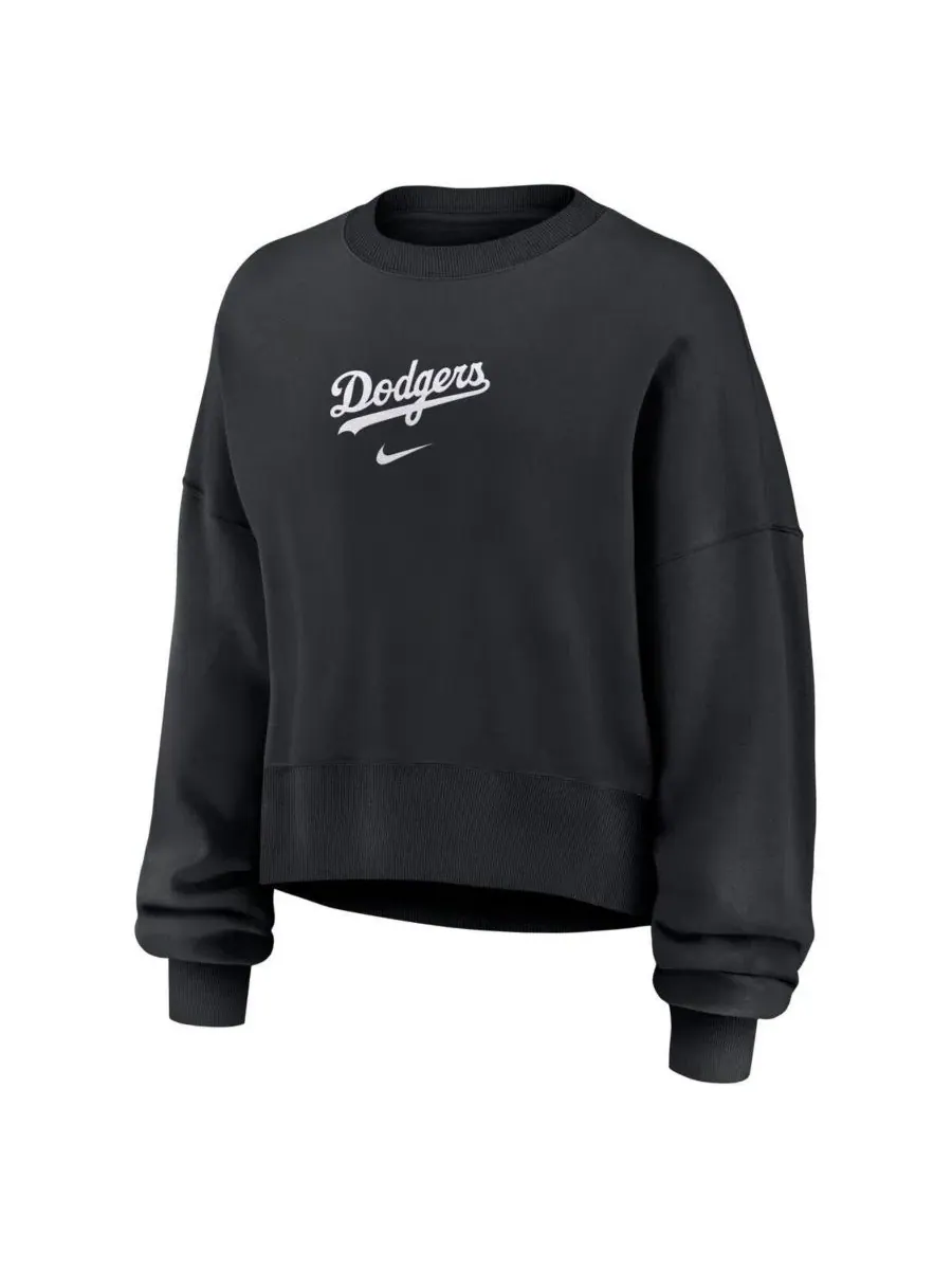 Женский свитшот оверсайз с принтом Los Angeles Dodgers Nike