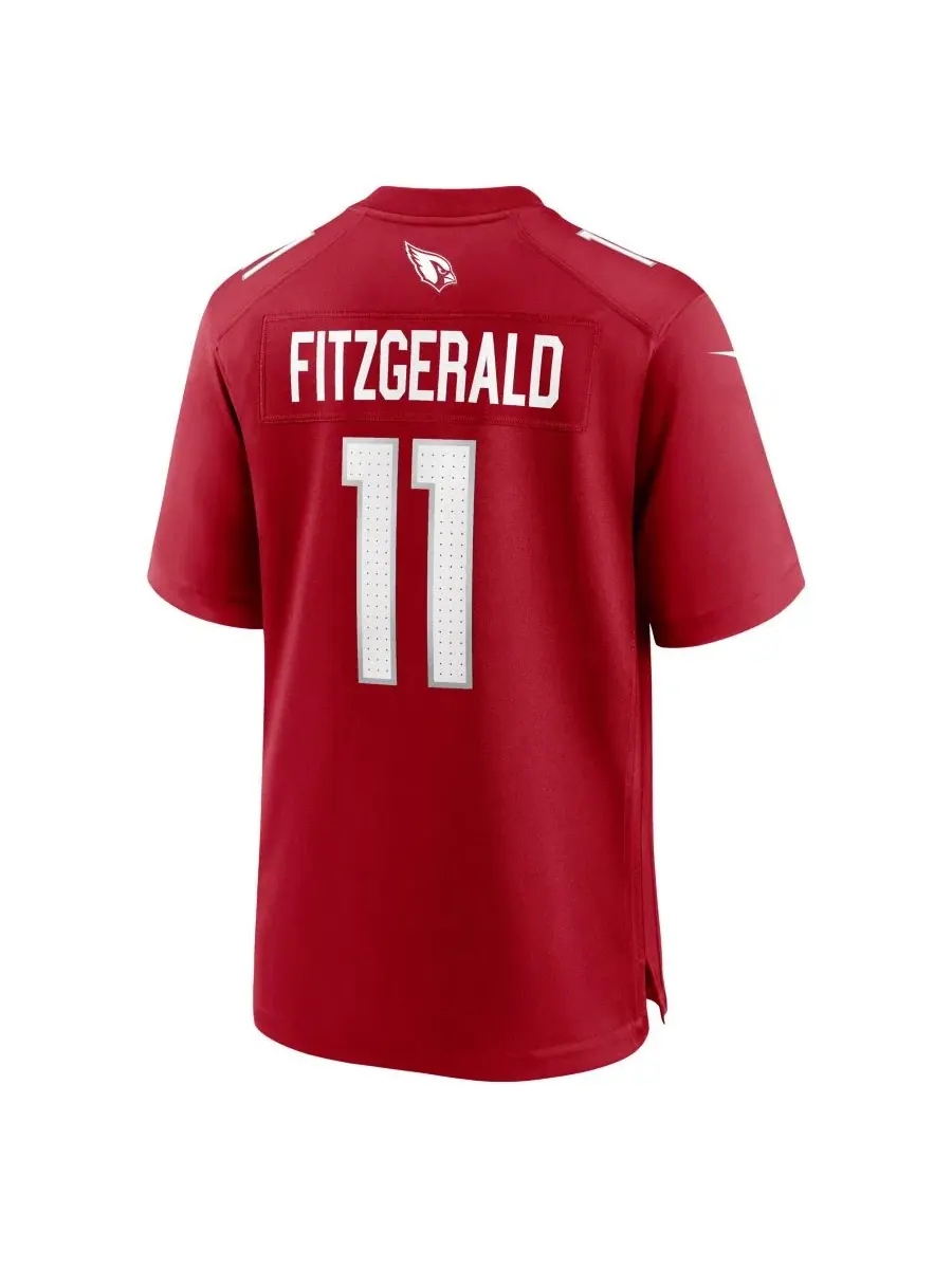 Мужская футболка с длинным рукавом Larry Fitzgerald Nike — изображение 5 из 5, красный