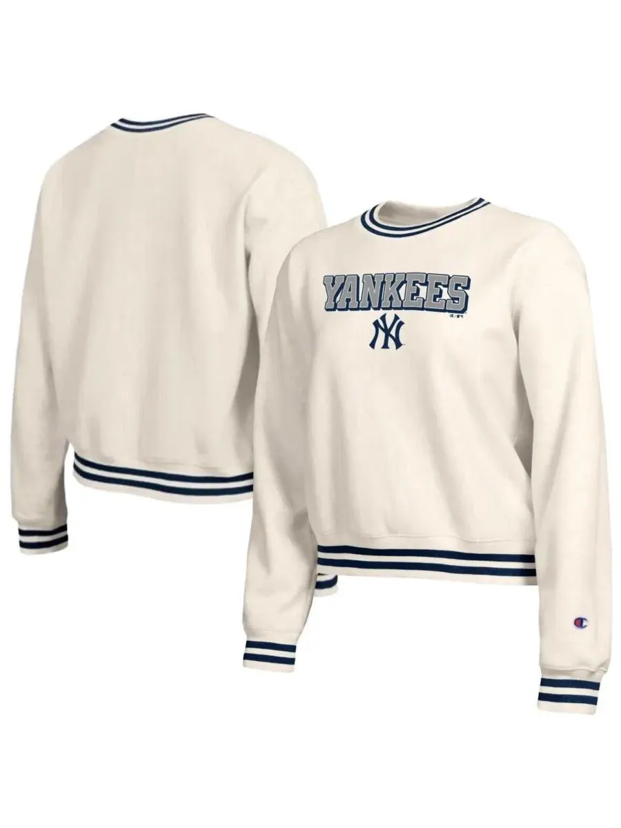 Свитшот женский с принтом New York Yankees Reverse Weave Champion