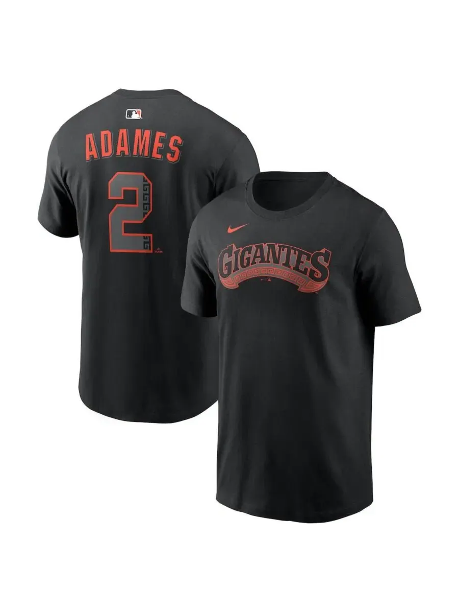 Футболка с длинным рукавом, с принтом Willy Adames Alternate Nike