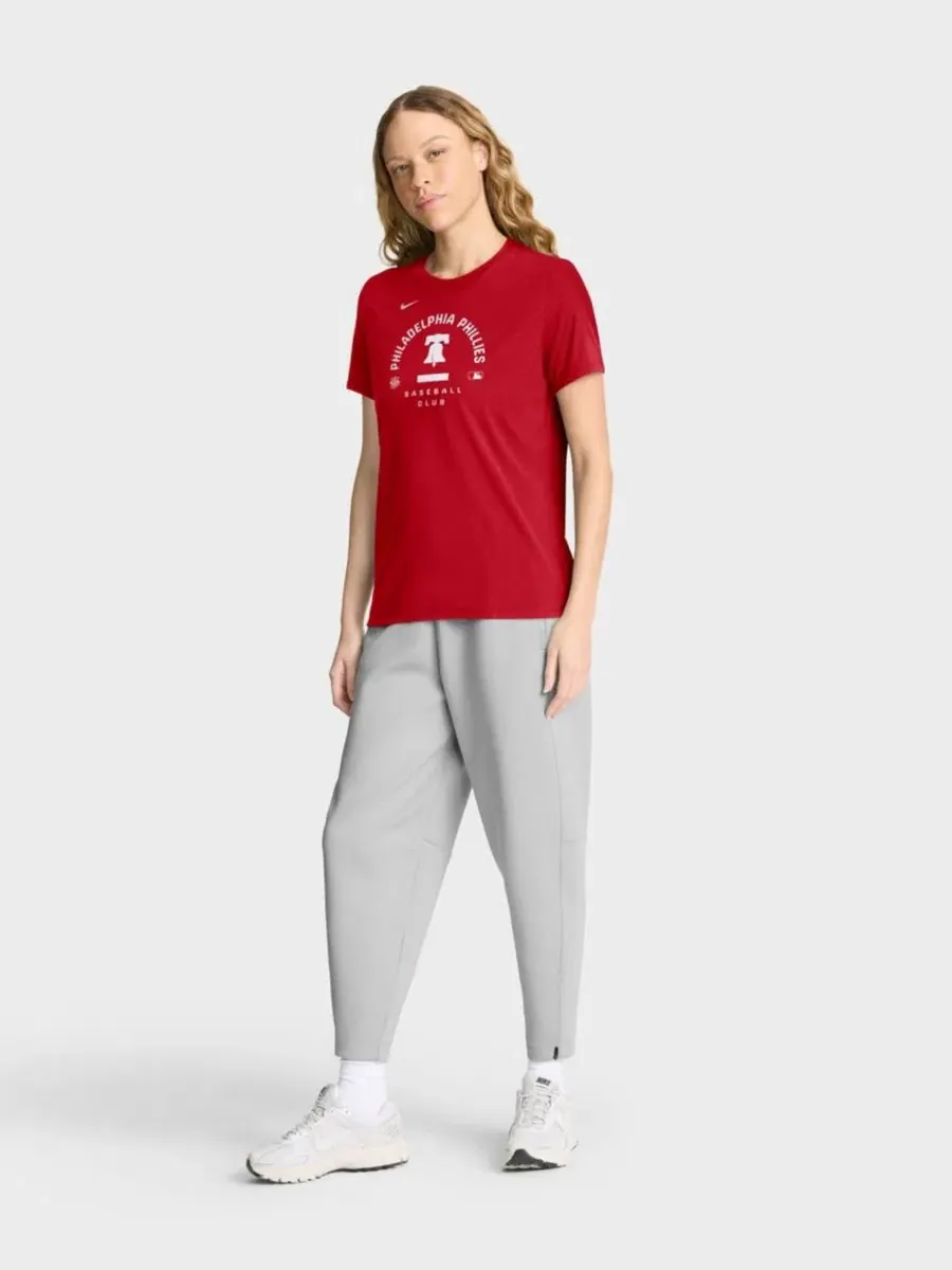 Футболка с коротким рукавом с технологией Dri-FIT, модель Early Work Tri-Blend Nike — изображение 4 из 4, красный
