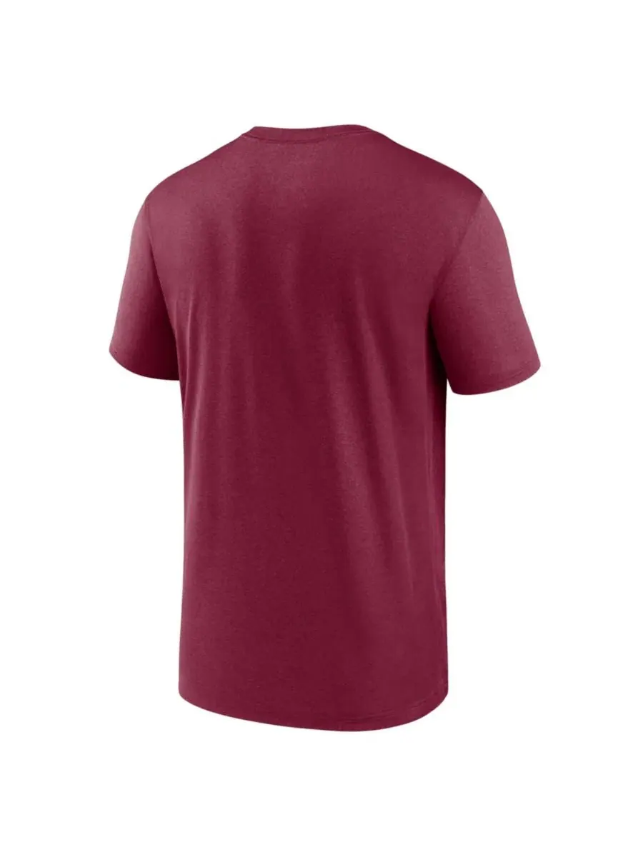Футболка с коротким рукавом Dri-FIT Florida State Seminoles Sideline Legend Nike — изображение 3 из 5, гранат