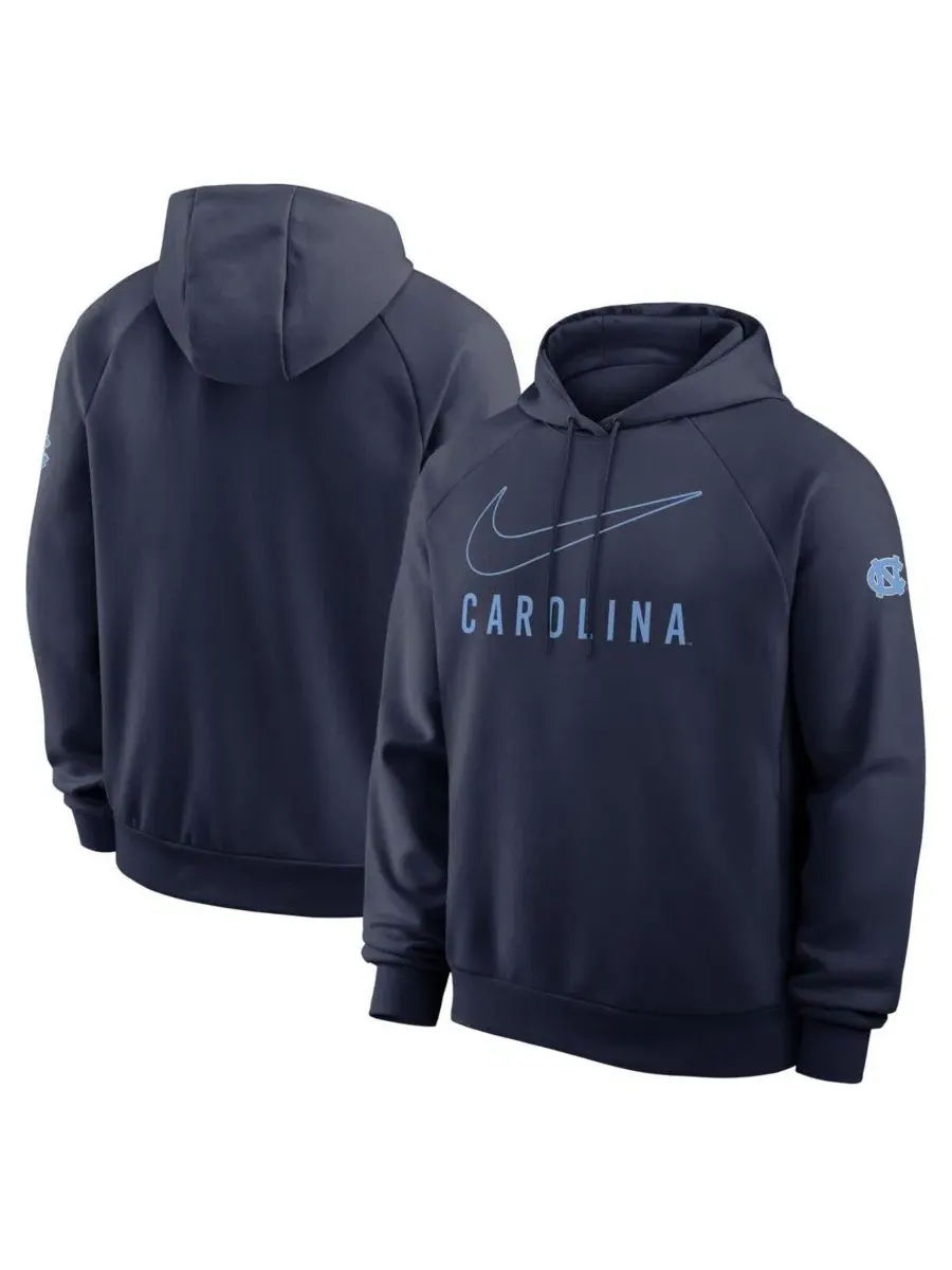 Толстовка с капюшоном Nike Premium Raglan Performance Pullover Hoodie — изображение 4 из 4, темно-синий