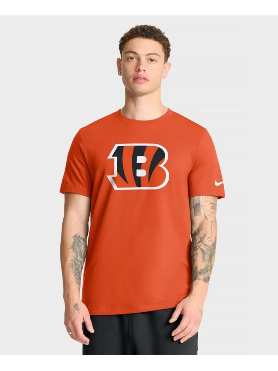 Футболка с коротким рукавом с принтом Cincinnati Bengals Nike