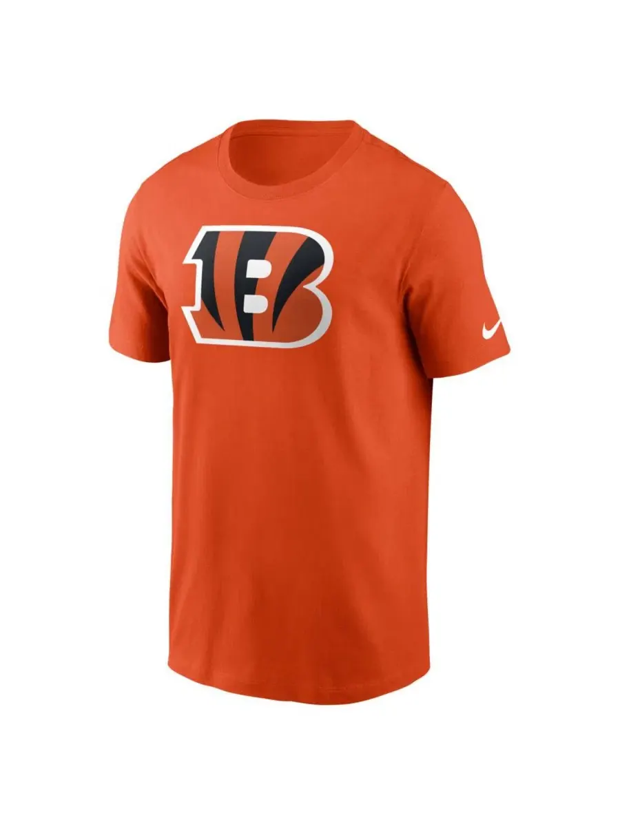 Футболка с коротким рукавом с принтом Cincinnati Bengals Nike — изображение 2 из 5, оранжевый