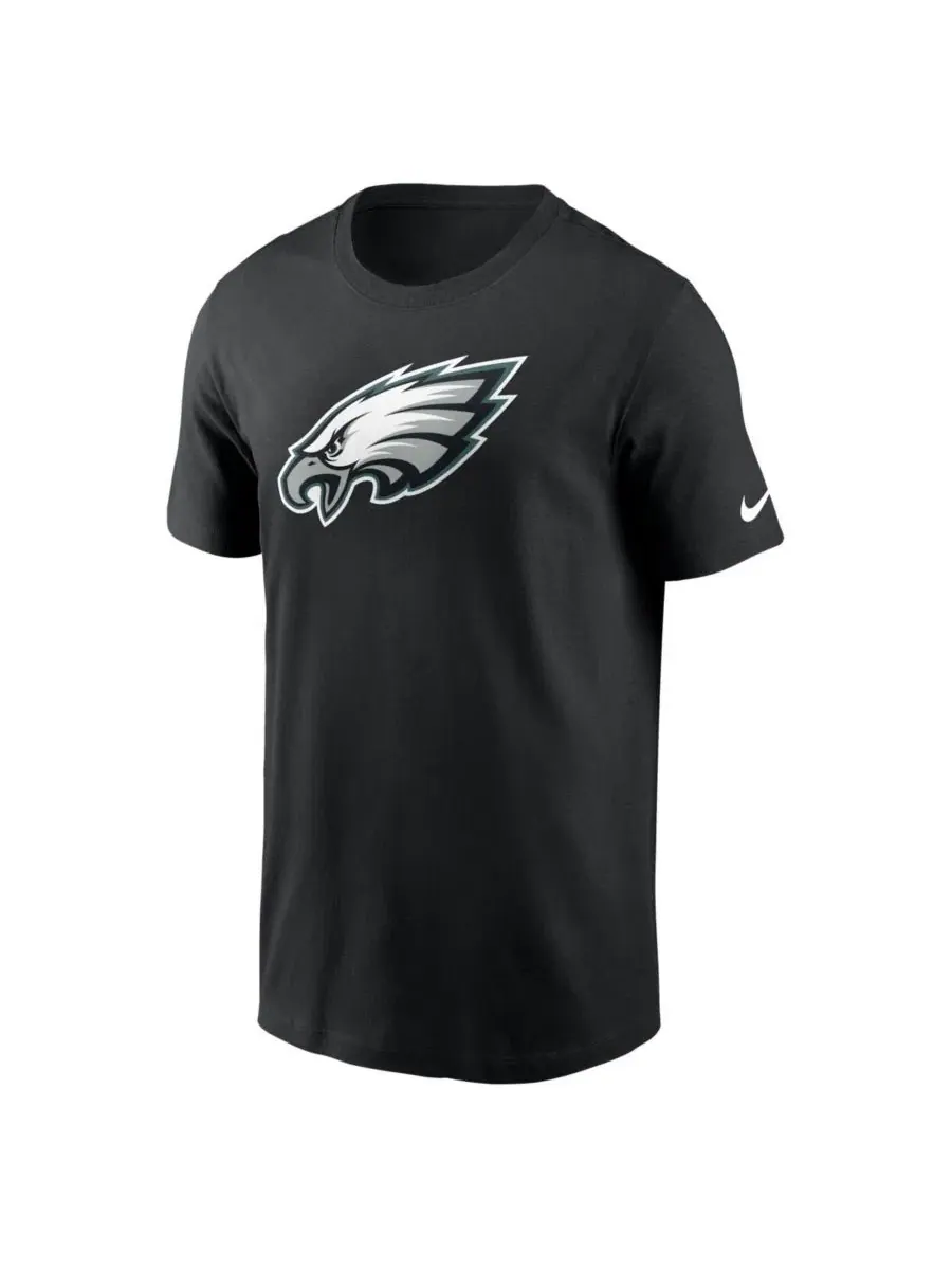 Футболка с длинным рукавом Philadelphia Eagles Essential Logo Nike — изображение 2 из 5, черный