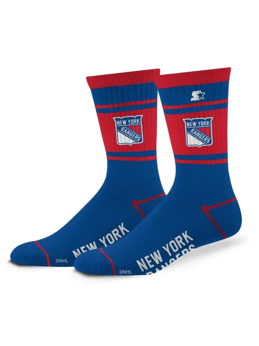 Носки с принтом New York Rangers Billboard Crew Blue Starter