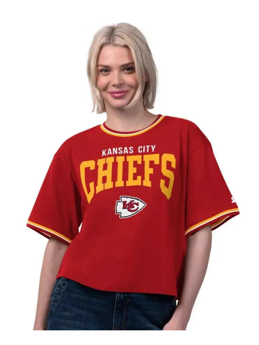 Футболка оверсайз с принтом Ace Cropped-Oversized T-Shirt Starter