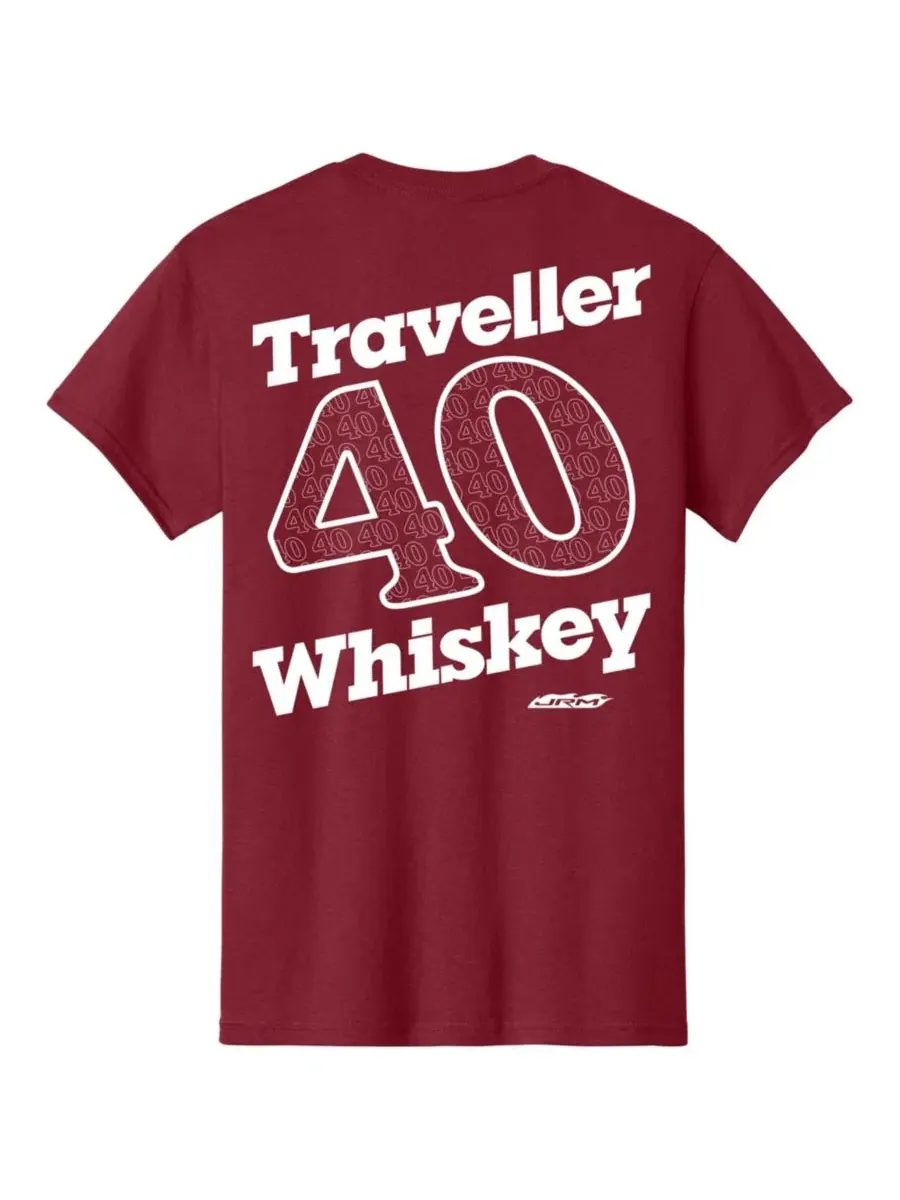 Футболка с принтом Justin Allgaier Traveler Whiskey Classic Ink — изображение 2 из 2, красный