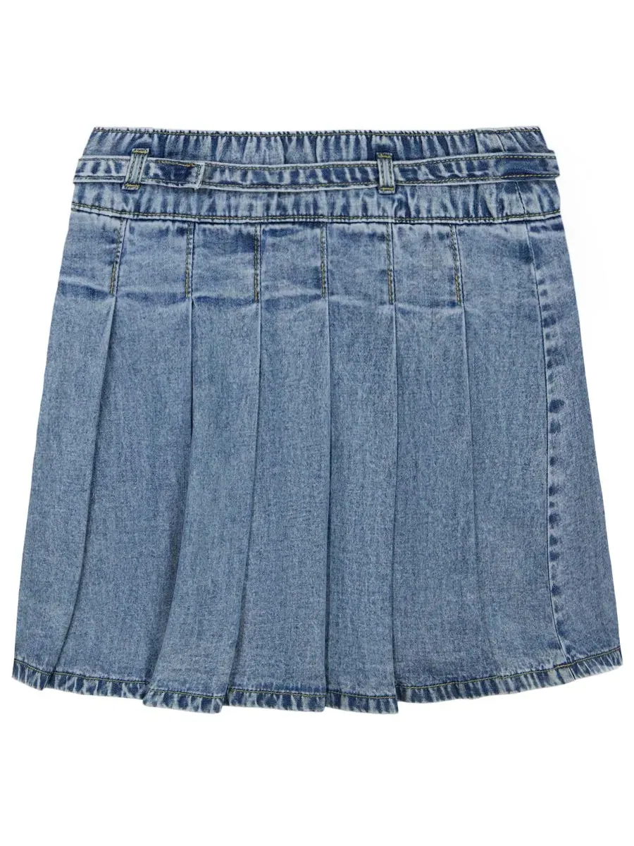 Юбка для девочек с поясом и плиссе Tommy Hilfiger, Lexington Wash — 2