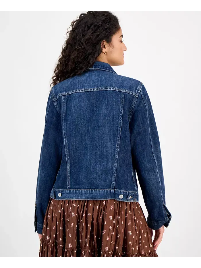 Хлопковая джинсовая куртка в стиле Trucker Lucky Brand — изображение 4 из 4