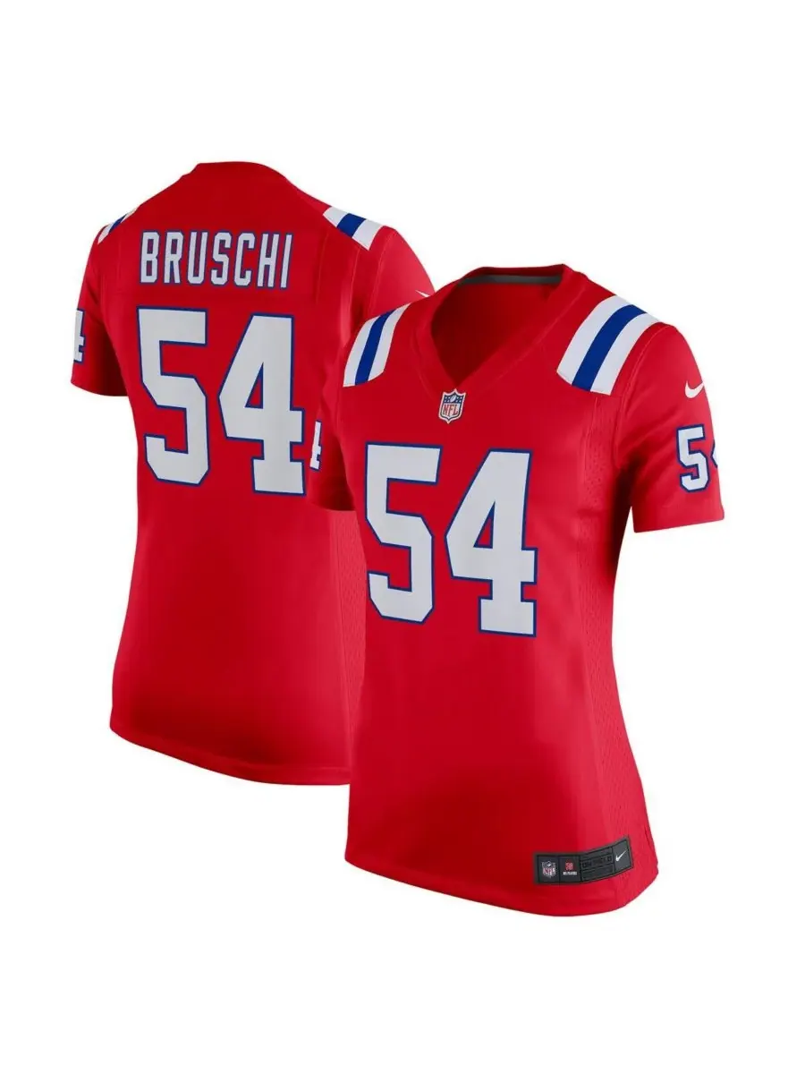 Nike Женская красная игровая майка Tedy Bruschi New England Patriots, посвященная завершению сезона