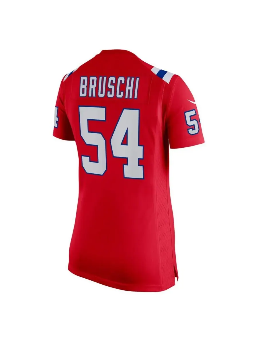 Nike Женская красная игровая майка Tedy Bruschi New England Patriots, посвященная завершению сезона — изображение 3 из 3