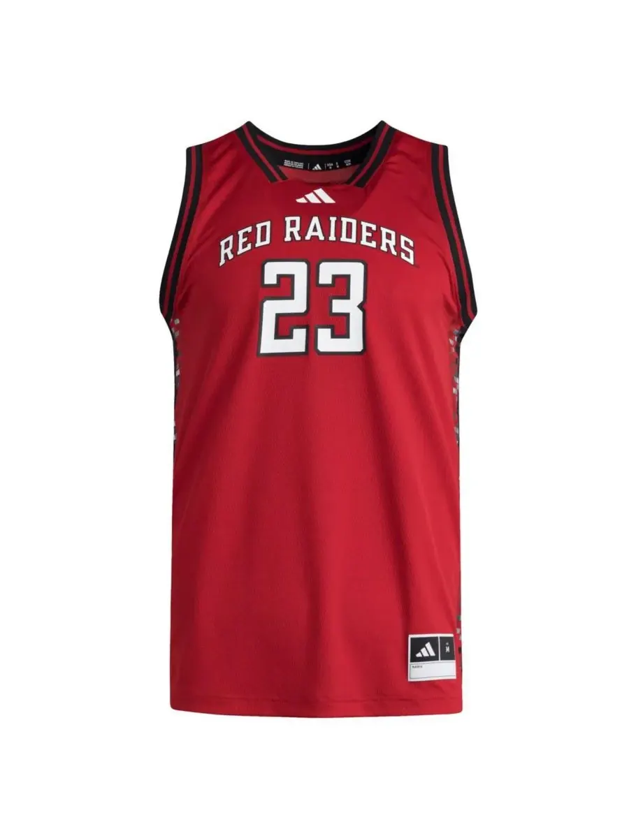 Adidas Мужская красная реплика майки Swingman команды Texas Tech Red Raiders — изображение 2 из 3, красный