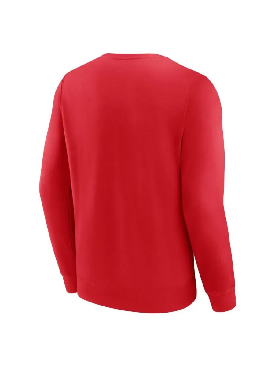Fanatics Мужская красная флисовая толстовка Focus с символикой команды Cincinnati Reds — изображение 3 из 3, красный