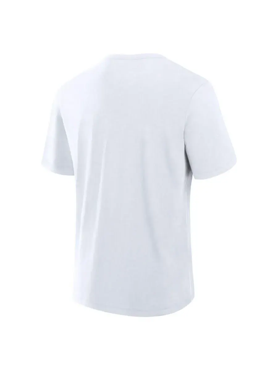 Fanatics Мужская белая футболка Utah Mammoth Wordmark Stadium Slub T-Shirt — изображение 3 из 3, белый