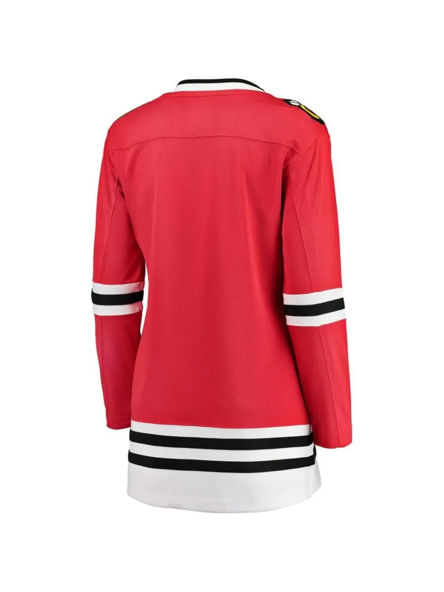 Fanatics Женская красная домашняя футболка Chicago Blackhawks Breakaway — изображение 3 из 3, красный