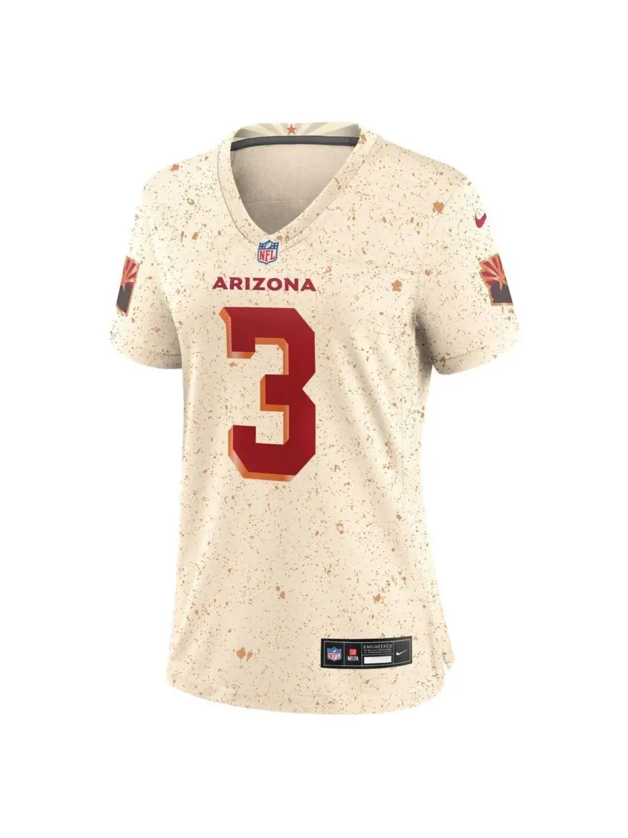 Женская игровая футболка Budda Baker Natural Arizona Cardinals из коллекции Rivalries 2025 года Nike — изображение 2 из 3