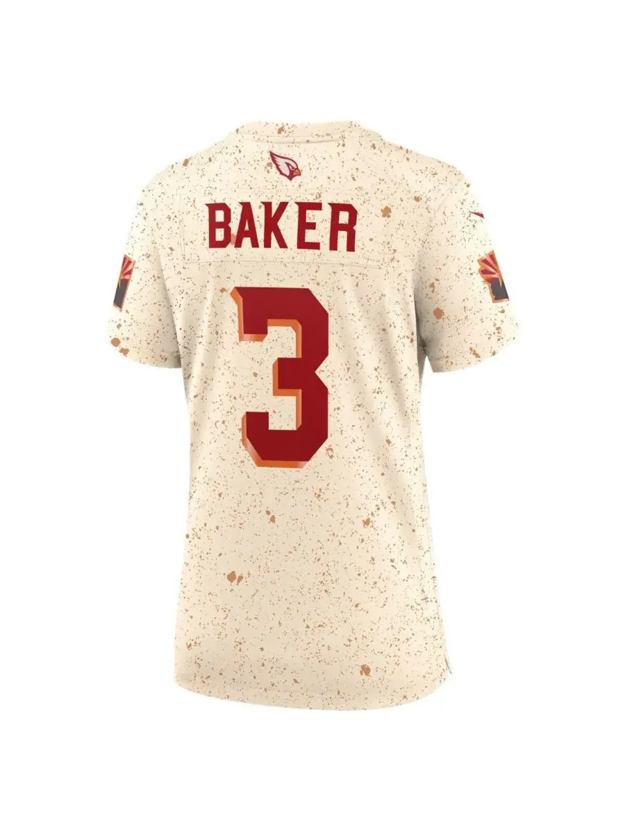 Женская игровая футболка Budda Baker Natural Arizona Cardinals из коллекции Rivalries 2025 года Nike — изображение 3 из 3