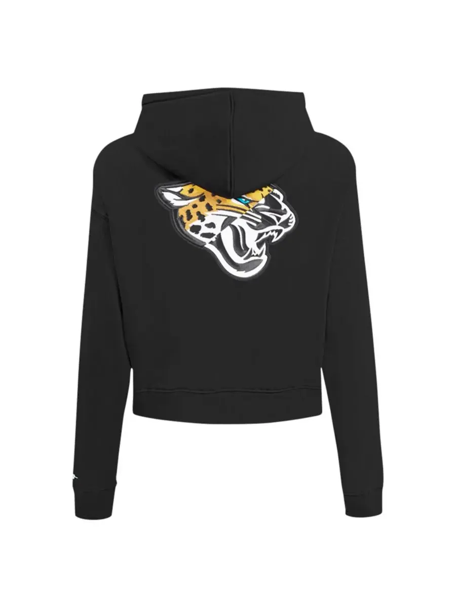 Pro Standard Женская черная толстовка на молнии с логотипом Jacksonville Jaguars — изображение 3 из 5, черный