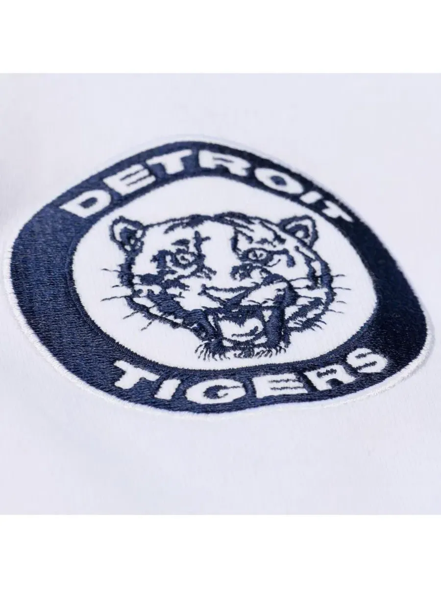 Мужская белая толстовка из арктического флиса с символикой команды Detroit Tigers Mitchell & Ness — изображение 4 из 4, белый