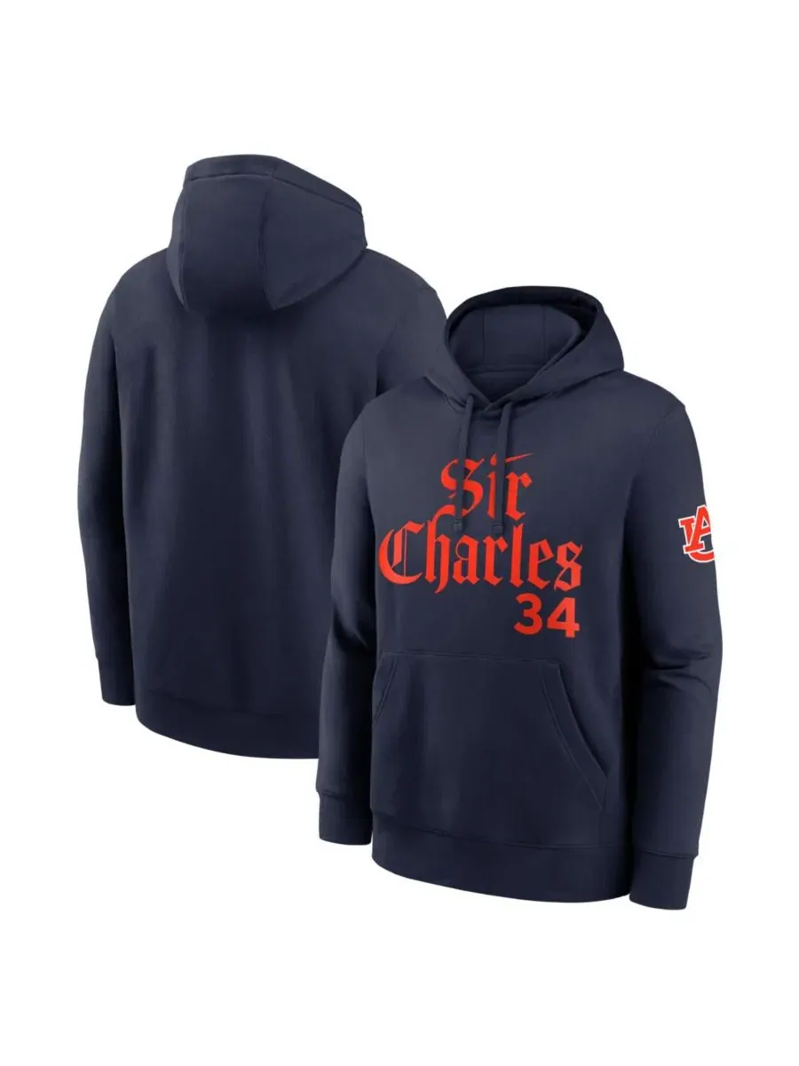 Худи с принтом Charles Barkley Auburn Tigers Nike