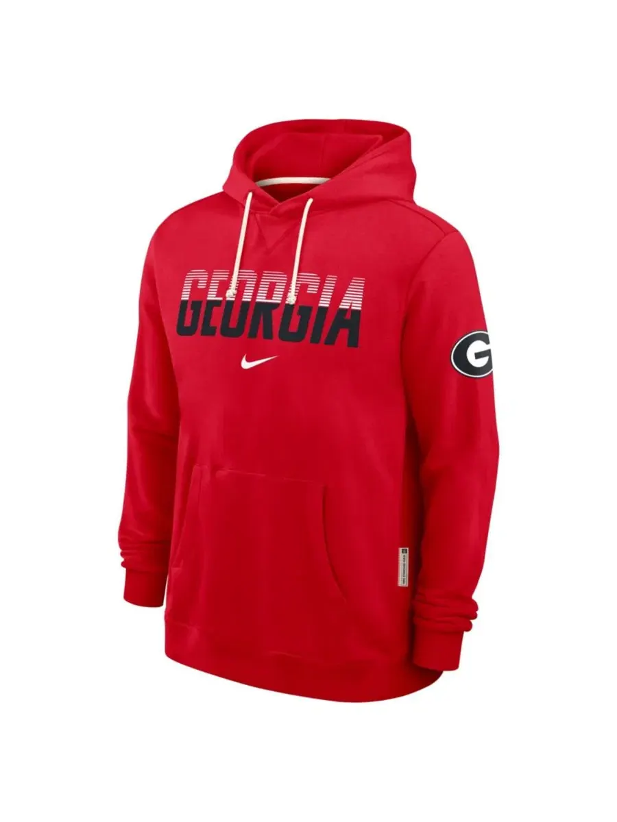 Худи с капюшоном Dri-FIT с принтом Georgia Bulldogs Standard Issue Loose Fit Nike