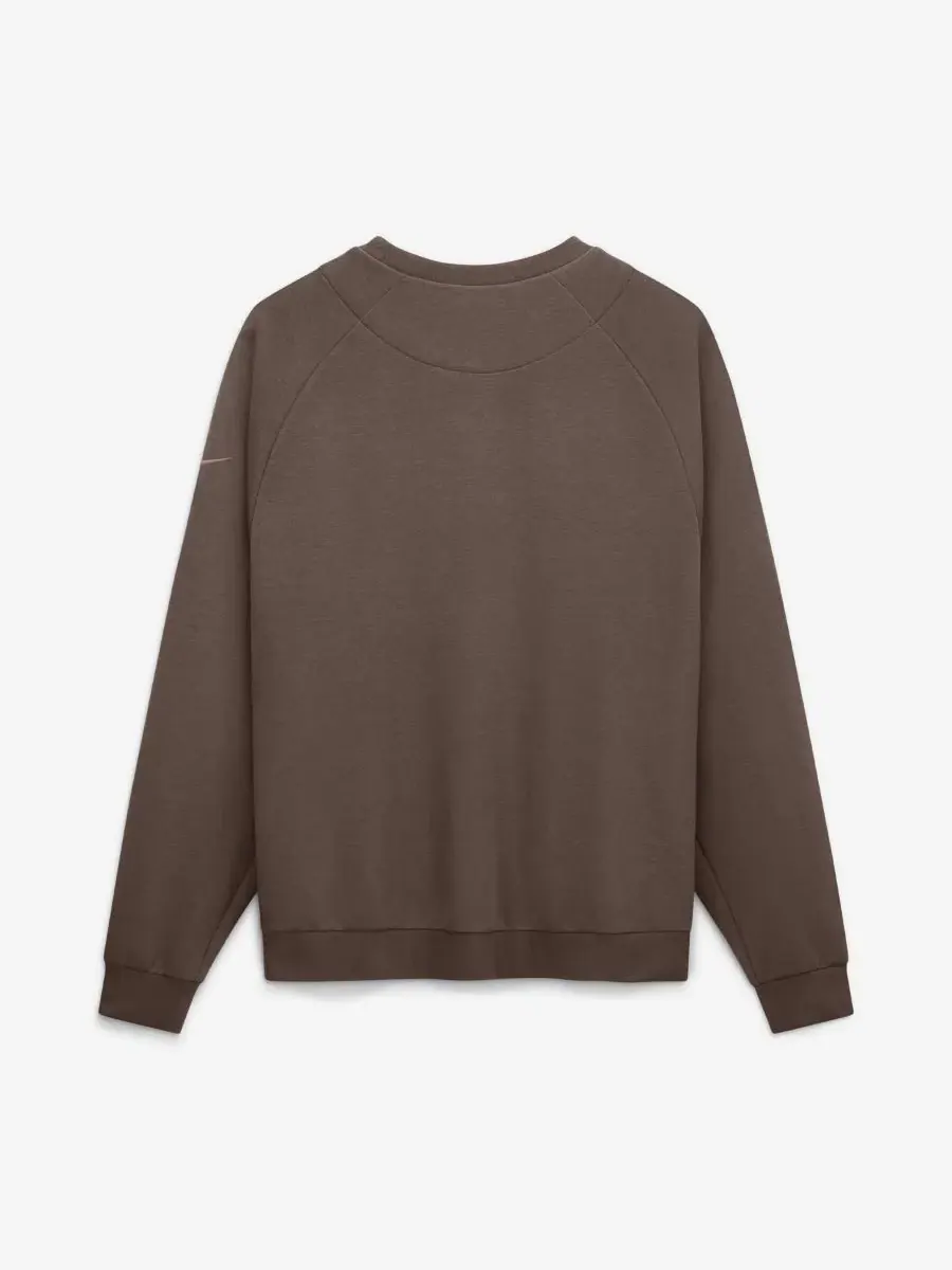 Свитшот с длинным рукавом и капюшоном, модель Full Defense Dri-FIT Primary Nike — изображение 2 из 2, коричневый
