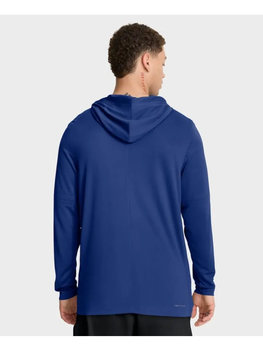 Футболка с капюшоном и длинным рукавом, с технологией Dri-FIT, модель Royal Chicago Cubs Authentic — изображение 4 из 5