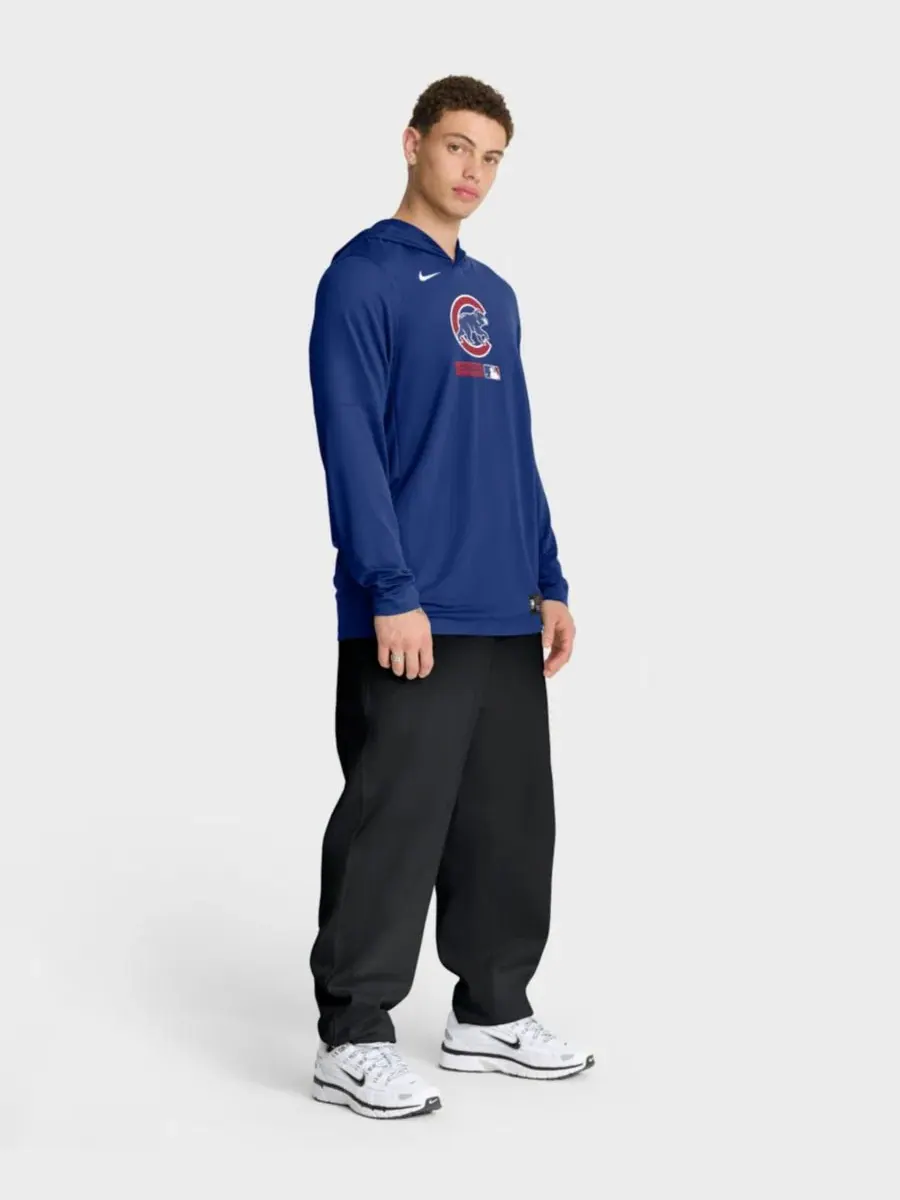 Футболка с капюшоном и длинным рукавом, с технологией Dri-FIT, модель Royal Chicago Cubs Authentic — изображение 5 из 5